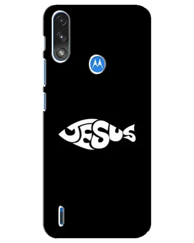 Чохол для Motorola E7 Power з картинкою «Риба Jesus» Чохол для Motorola E7 Power з картинкою «Риба Jesus»