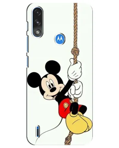 Чехол для Motorola E7 Power с картинкой «Mickey на канате»
