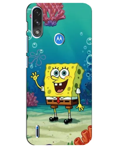 Чехол для Motorola E7 Power с картинкой «Подводный привет»
