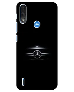 Чохол для Motorola E7 Power з картинкою «Mercedes — абстрактні лінії»