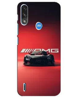 Чохол для Motorola E7 Power з картинкою «Mercedes AMG — червона лінія»