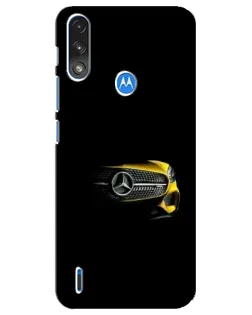 Чохол для Motorola E7 Power з картинкою «Mercedes — ретро стиль»