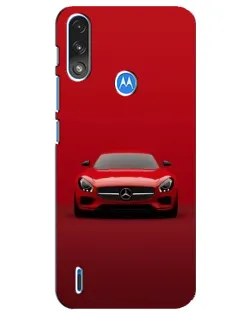 Чохол для Motorola E7 Power з картинкою «Червоний Mercedes AMG»