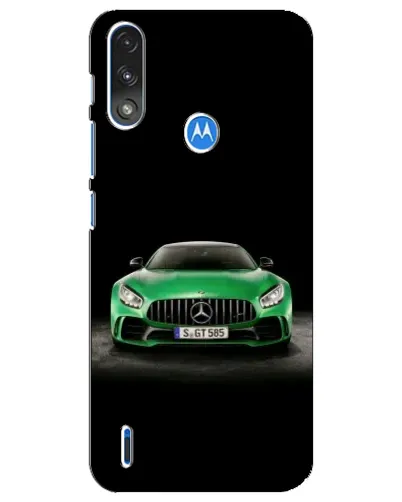 Чохол для Motorola E7 Power з картинкою «Mercedes — неоновий лого» Чохол для Motorola E7 Power з картинкою «Mercedes — неоновий лого»
