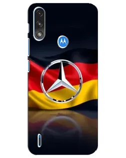 Чохол для Motorola E7 Power з картинкою «Mercedes — прапор Німеччини»