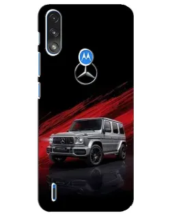 Чохол для Motorola E7 Power з картинкою «Mercedes G-Class червоний»