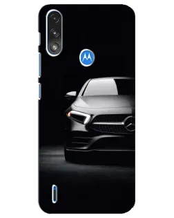 Чохол для Motorola E7 Power з картинкою «Світло фар Mercedes»