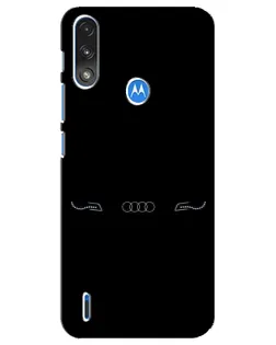 Чехол для Motorola E7 Power с картинкой «Audi — световой подпись» Чехол для Motorola E7 Power с картинкой «Audi — световой подпись»