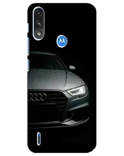 Чехол для Motorola E7 Power с картинкой «Audi — детализация кузова» Чехол для Motorola E7 Power с картинкой «Audi — детализация кузова»