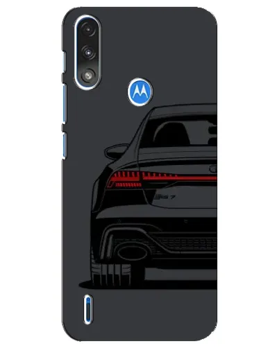 Чехол для Motorola E7 Power с картинкой «Задняя часть Audi — арт»