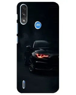 Чехол для Motorola E7 Power с картинкой «Audi — хищный взгляд»