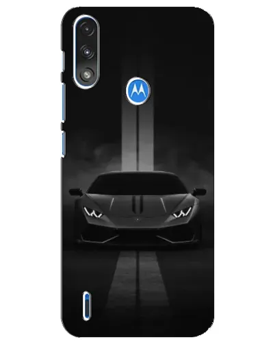 Чохол для Motorola E7 Power з картинкою «Lamborghini симетрія доріг»