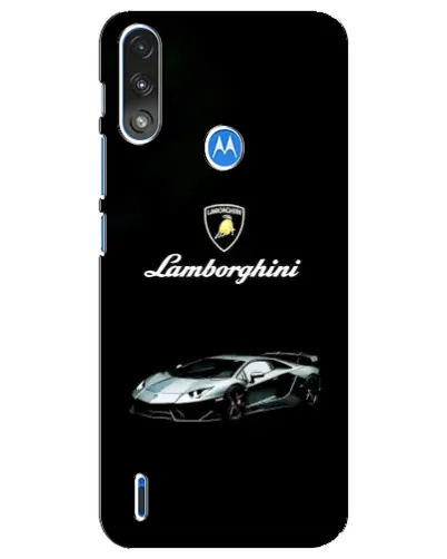 Чохол для Motorola E7 Power з картинкою «Логотип Lamborghini класика»