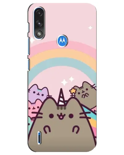 Чехол для Motorola E7 Power с картинкой «Единорог Pusheen» Чехол для Motorola E7 Power с картинкой «Единорог Pusheen»