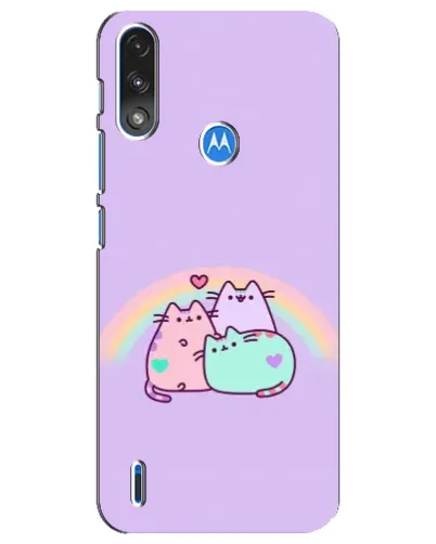 Чехол для Motorola E7 Power с картинкой «Радужные Пушины» Чехол для Motorola E7 Power с картинкой «Радужные Пушины»