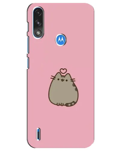 Чехол для Motorola E7 Power с картинкой «Pusheen сердце» Чехол для Motorola E7 Power с картинкой «Pusheen сердце»