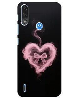 Чохол для Motorola E7 Power з картинкою «Димчасте серце»