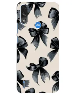 Чохол для Motorola E7 Power з картинкою «Банти Coquette»