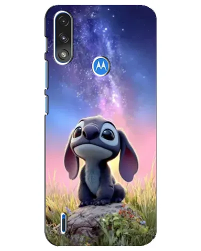Чехол для Motorola E7 Power с картинкой «Стич на рассвете» Чехол для Motorola E7 Power с картинкой «Стич на рассвете»