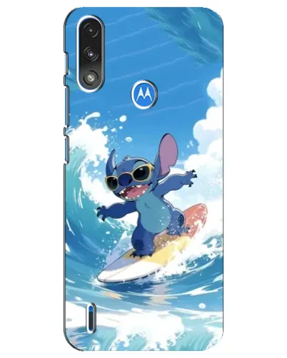 Чехол для Motorola E7 Power с картинкой «Стич на волне» Чехол для Motorola E7 Power с картинкой «Стич на волне»