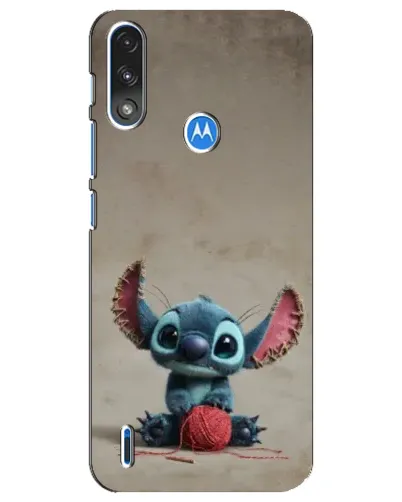 Чехол для Motorola E7 Power с картинкой «Стич на коричневом фоне» Чехол для Motorola E7 Power с картинкой «Стич на коричневом фоне»