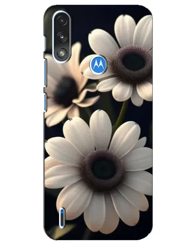 Чехол для Motorola E7 Power с картинкой «Белые маргаритки макро» Чехол для Motorola E7 Power с картинкой «Белые маргаритки макро»