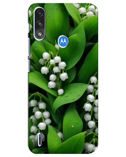 Чехол для Motorola E7 Power с картинкой «Ландыши в зелени» Чехол для Motorola E7 Power с картинкой «Ландыши в зелени»