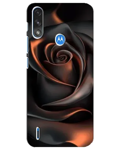 Чехол для Motorola E7 Power с картинкой «Шелковая черная роза» Чехол для Motorola E7 Power с картинкой «Шелковая черная роза»