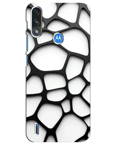Чохол для Motorola E7 Power з картинкою «Біла об'ємна сітка» Чохол для Motorola E7 Power з картинкою «Біла об'ємна сітка»