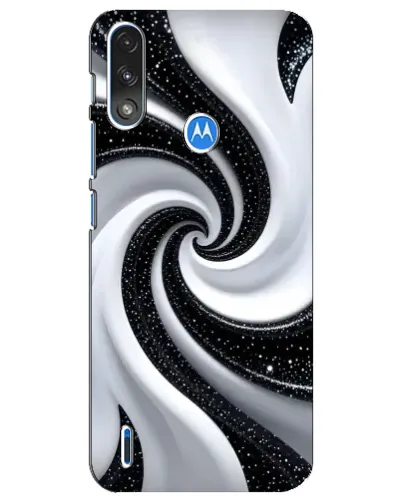 Чохол для Motorola E7 Power з картинкою «Чорно-біла спіраль» Чохол для Motorola E7 Power з картинкою «Чорно-біла спіраль»