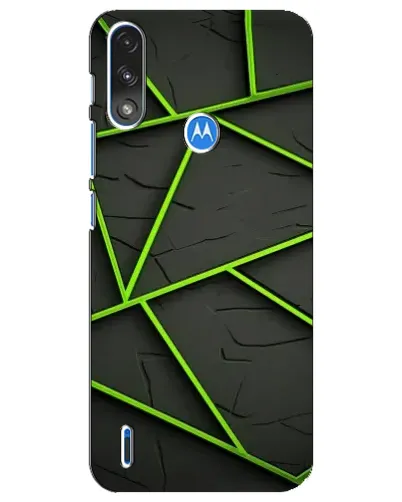 Чохол для Motorola E7 Power з картинкою «Зелені геометричні лінії» Чохол для Motorola E7 Power з картинкою «Зелені геометричні лінії»