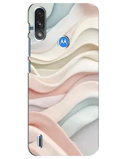 Чохол для Motorola E7 Power з картинкою «Пастельні ніжні хвилі»
