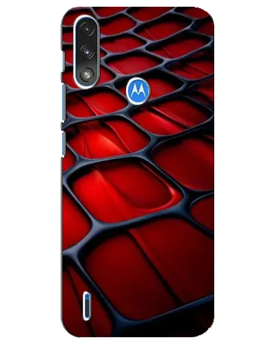 Чохол для Motorola E7 Power з картинкою «Червона глянцева сітка» Чохол для Motorola E7 Power з картинкою «Червона глянцева сітка»