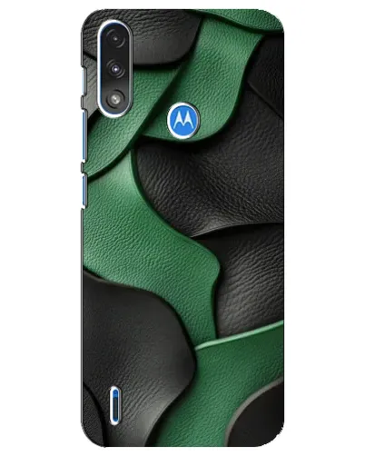 Чохол для Motorola E7 Power з картинкою «Зелені шкіряні хвилі» Чохол для Motorola E7 Power з картинкою «Зелені шкіряні хвилі»