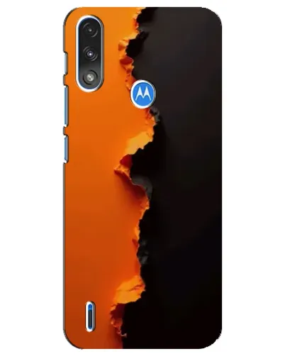 Чохол для Motorola E7 Power з картинкою «Помаранчевий розлом» Чохол для Motorola E7 Power з картинкою «Помаранчевий розлом»
