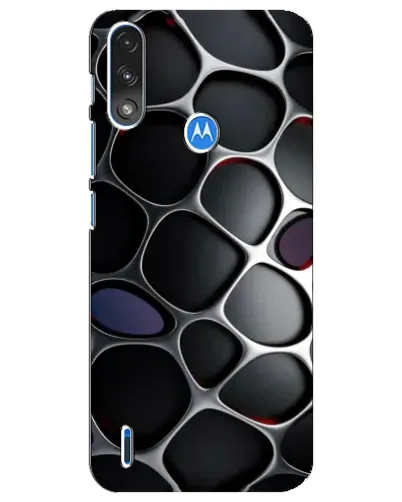 Чохол для Motorola E7 Power з картинкою «Об'ємна темна решітка» Чохол для Motorola E7 Power з картинкою «Об'ємна темна решітка»