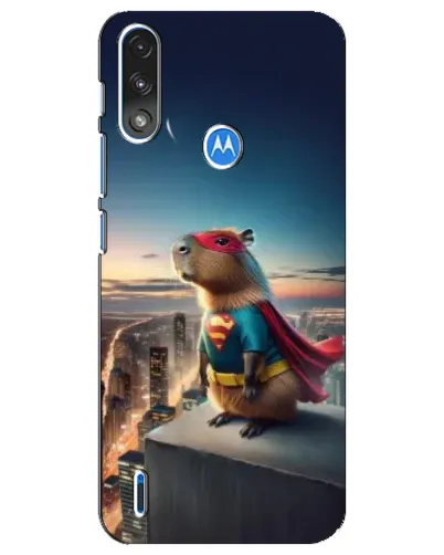 Чохол для Motorola E7 Power з картинкою «Капі-мен супергерой»