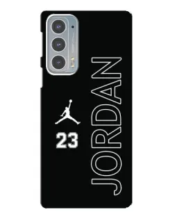 Чехол для Motorola Edge 20 с картинкой «Jordan Vertical»
