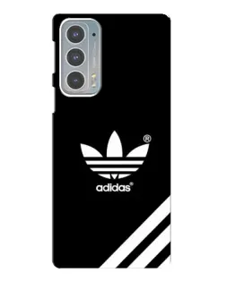 Чехол для Motorola Edge 20 с картинкой «Adidas с диагональными полосами»