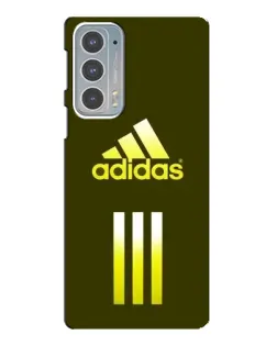 Чехол для Motorola Edge 20 с картинкой «Оливковый градиент Adidas»