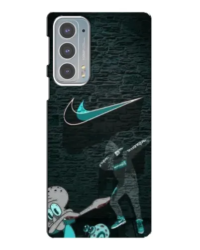 Чехол для Motorola Edge 20 с картинкой «Спортивный арт Nike»