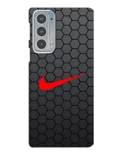 Чехол для Motorola Edge 20 с картинкой «Nike — карбоновая сетка» Чехол для Motorola Edge 20 с картинкой «Nike — карбоновая сетка»