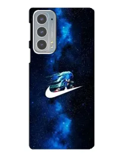Чехол для Motorola Edge 20 с картинкой «Звездный путь Nike»