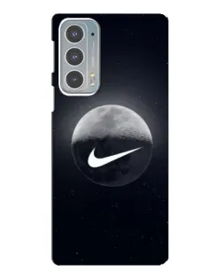 Чехол для Motorola Edge 20 с картинкой «Nike в стиле граффити»