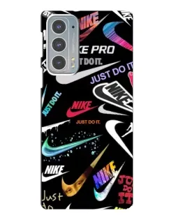 Чехол для Motorola Edge 20 с картинкой «Nike — роскошь»
