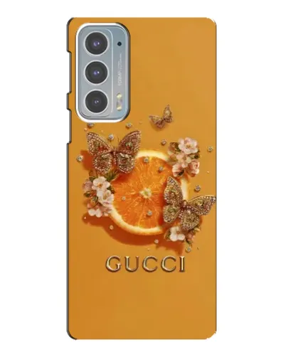 Чохол для Motorola Edge 20 з картинкою «Gucci — золоті метелики» Чохол для Motorola Edge 20 з картинкою «Gucci — золоті метелики»