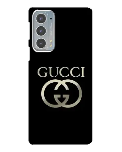 Чохол для Motorola Edge 20 з картинкою «Gucci — золото на чорному» Чохол для Motorola Edge 20 з картинкою «Gucci — золото на чорному»