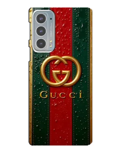 Чохол для Motorola Edge 20 з картинкою «Gucci — фірмова смуга та золото» Чохол для Motorola Edge 20 з картинкою «Gucci — фірмова смуга та золото»