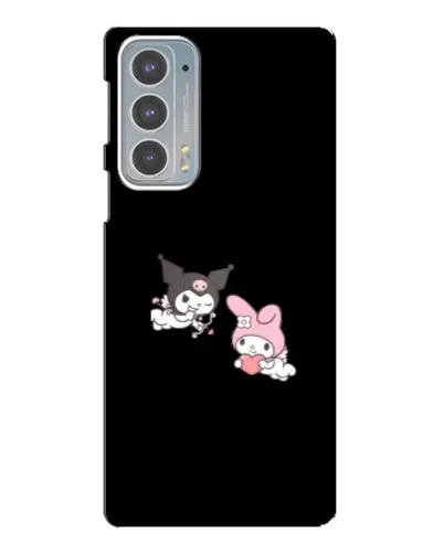 Чехол для Motorola Edge 20 с картинкой «My Melody и Kuromi»