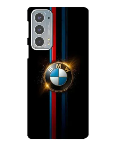 Чехол для Motorola Edge 20 с картинкой «BMW M-Power неон»